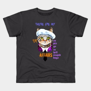 these are my cat affairs Kids T-Shirt